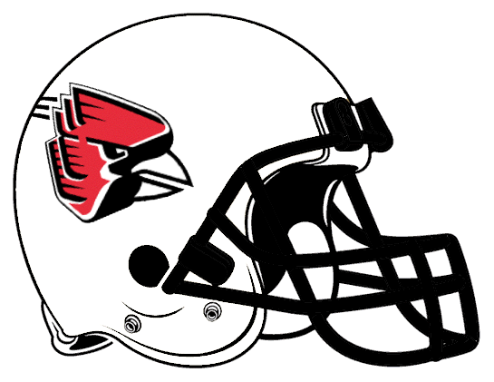 Ball State Cardinals 1990-2014 Helmet Logo vinyl decal